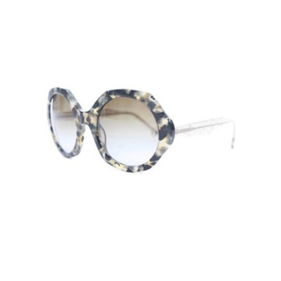 ETT:TWA Round Calico Sunglasses main image 6